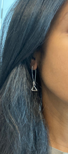 3D Pyramid Earrings - Small